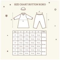 Gambar Little Palmerhaus - Button Koko Set Anak Raya Collection dari Little Dreams Baby Shop Kab. Tangerang 2 Tokopedia