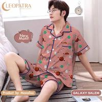 Gambar Piyama pria dewasa lengan pendek celana pendek 3 dari Sprei Emak Kota Administrasi Jakarta Selatan 2 Tokopedia