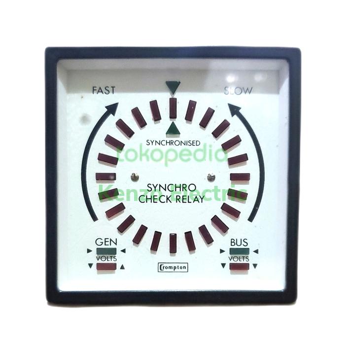 Gambar SYNCHROSCOPE with SYNCHRO Check Relay Input 110-120VAC CROMPTON dari Kenzo Electric Jaya Kota Administrasi Jakarta Pusat Tokopedia