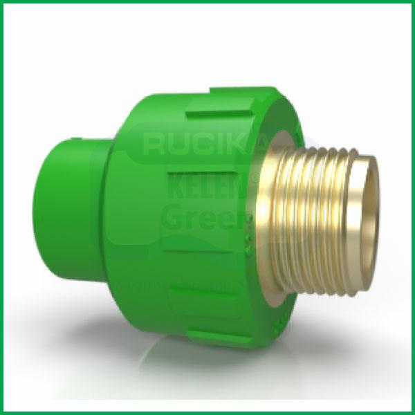 Gambar SOCKET MALE THREAD PPR 1/2" INCH - 20 MM DRAT LUAR RUCIKA GREEN dari KOTKA INDO PUTRA Kab. Bandung Tokopedia