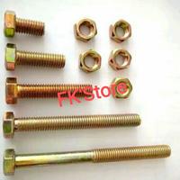 Gambar Baut Mur Kuning M8x40 / BMK M8x40 kunci 12 dari Fk'Store Kota Administrasi Jakarta Barat 1 Tokopedia