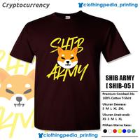 Gambar Kaos SHIB ARMY Shiba Inu Token Logo Crypto Coin Cryptocurrency T-Shirt dari Clothingpeda-Printing Kota Malang 5 Tokopedia