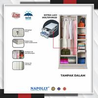Gambar lemari plastik napolly 3 pintu dari Lemariplastikmalang Kab. Malang 2 Tokopedia