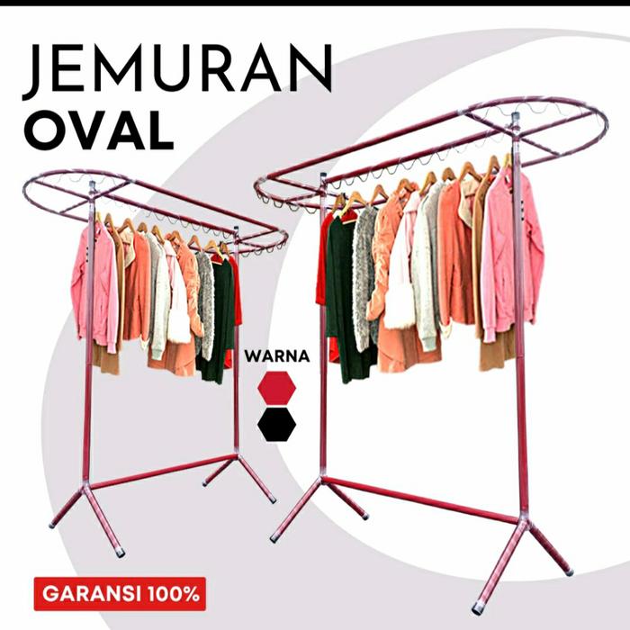 Gambar Jemuran baju Oval insan stainles Anti Karat dan Kuat & Tahan Lama dari ardi osl1 Kab. Tangerang Tokopedia
