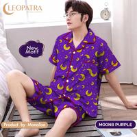 Gambar Piyama pria dewasa celana pendek lengan pendek 2 dari Sprei Emak Kota Administrasi Jakarta Selatan 3 Tokopedia