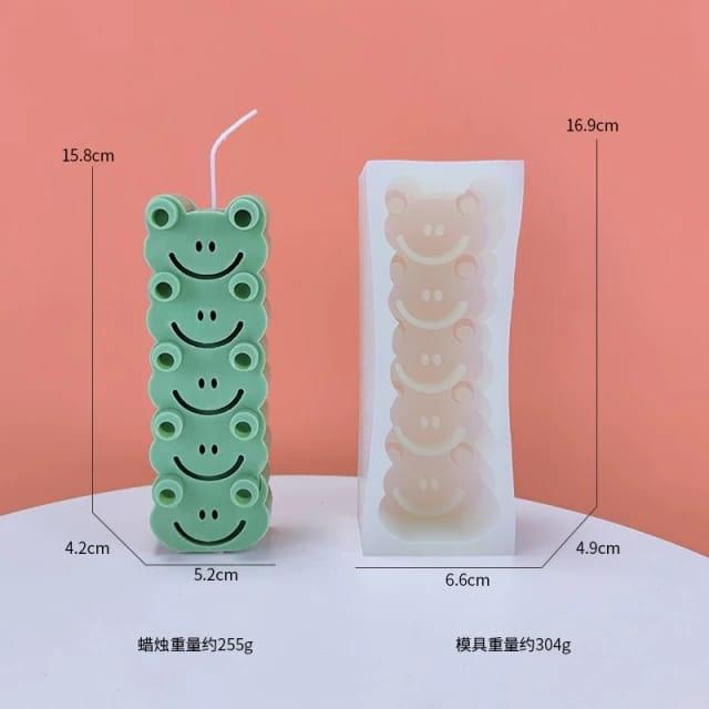 Gambar Cetakan Silikon Bear Frog Cute 5 Tier Head Shape Candle Mold dari Crazie Bakers Baking Tools Kota Administrasi Jakarta Utara 5 Tokopedia