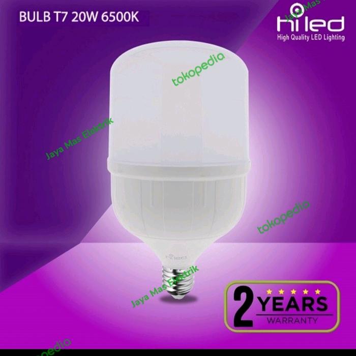 Gambar HILED / Lampu Bohlam LED / Putih 20 Watt /4000k Hemat Listrik / T7 dari Jaya Mas Elektrik Kota Administrasi Jakarta Pusat Tokopedia