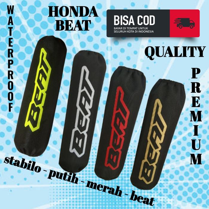 Gambar cover shock breaker belakang motor Honda Beat Vario Scoopy waterproof dari abkashop12 Kota Administrasi Jakarta Timur Tokopedia