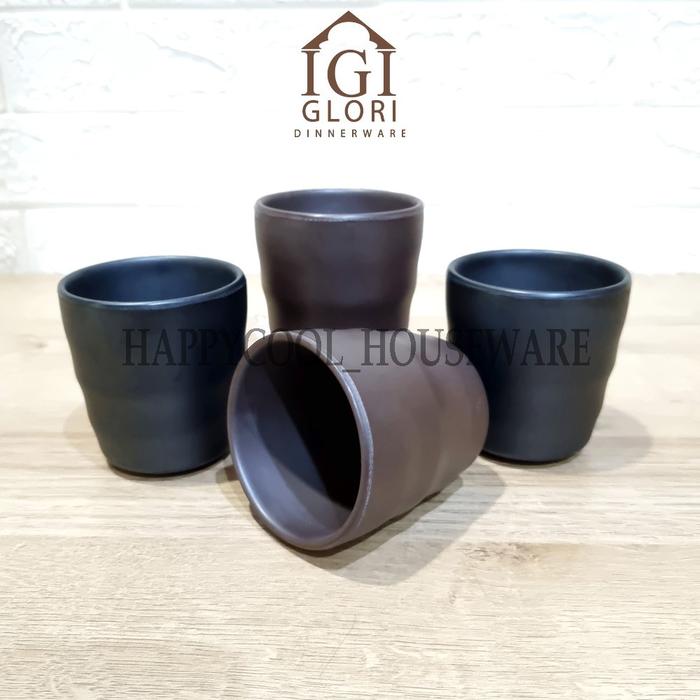 Gambar GLORI Premium Melamin 7,5x7,5x8cm | Gelas Minum |Ulir |Teh 220ml M6003 dari HappyCool Houseware Kota Tangerang Tokopedia