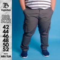 Gambar celana cargo panjang big size 42 44 46 48 50 52 kargo jumbo BIG JORDAN dari Big jordan online store Kab. Bandung 1 Tokopedia