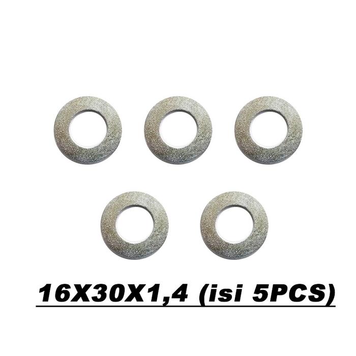 Gambar EELIC RIG-M16X30X1.4 ISI 5 PCS Ring gasket cincin datar Plat ring ga dari EELIC Kota Surabaya Tokopedia