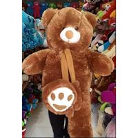 Gambar Boneka Beruang Teddy Bear Syal Jumbo Telapak 90cm dari Arsya Boneka Cikampek Kab. Karawang 3 Tokopedia