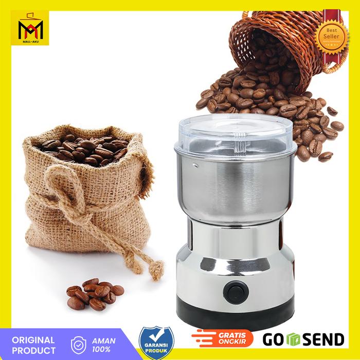 Gambar Mesin Penggiling Kopi Bumbu Dapur Multifungsi Electric Coffee Bean Grinder 14500 RPM dari MALL-AKU Kota Administrasi Jakarta Barat Tokopedia