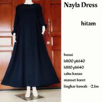 Gambar Gamis syari rayon crinkle airflow premium polos eksklusif dari Pico collection Kab. Klaten 4 Tokopedia