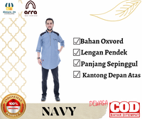 Gambar Baju Koko Muslim Dewasa Laki Laki Ghazi Lengan Pendek Kurta By Arra dari BISTORE_24 Kota Bandung 3 Tokopedia