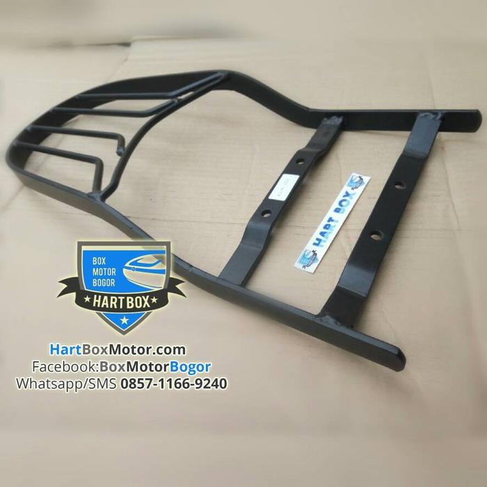 Gambar Bracket Kawasaki KLX 150 besi box motor behel barang bagasi cross kuat dari xov Kota Bogor Tokopedia