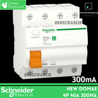 Gambar ELCB RCCB Schneider Domae 4p 40a 300mA 4 Phase DOMR02440 Original 1P+N dari HousewareIDx Kota Administrasi Jakarta Pusat 1 Tokopedia