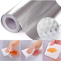 Gambar Wallpaper Aluminium Foil Dapur Kompor Anti Minyak Waterproof 100x60cm dari MALL-AKU Kota Administrasi Jakarta Barat 4 Tokopedia