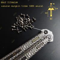 Gambar Baut Torx T8 M3x4.5mm Small Truss Head Titanium dari BaliFly Kab. Banyumas 1 Tokopedia