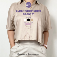 Gambar Elder Crop Shirt Kemeja Rayon 01 dari ELDER RELY Kota Depok 3 Tokopedia
