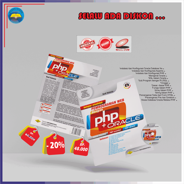 Gambar Buku Belajar Otodidak Pemrograman Web dengan Php dan Oracle gratis Cd dari Fathar Books Store Kota Bandung Tokopedia