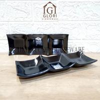Gambar GLORI Premium Melamin 24x8,5x3,5cm|Piring Bumbu Sekat 3 Oriental GY073 dari HappyCool Houseware Kota Tangerang 2 Tokopedia