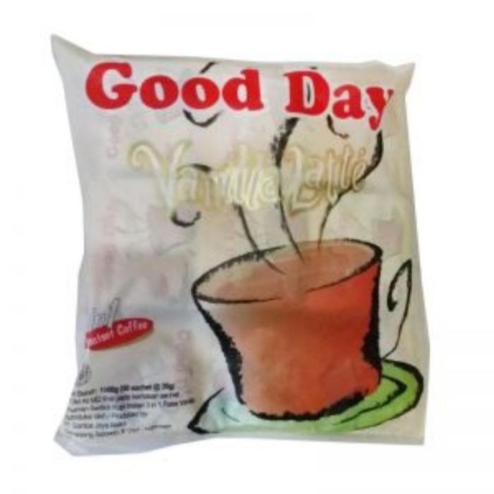 Gambar Good Day Kopi 3 in 1 Vanilla Latte Coffe 30 Pcs @ 20 dari Toserba AW Kota Pekanbaru Tokopedia