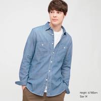 Gambar Kemeja DENIM Uniq 2 pocket LS dari VIRUSOLOGY Kota Tangerang Selatan 2 Tokopedia