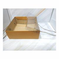 Gambar BOX KOTAK DUS HAMPERS BAHAN KRAFT TUTUP MIKA 20X20X7,5CM dari TOKO NOVENA STORE Kota Administrasi Jakarta Barat 3 Tokopedia