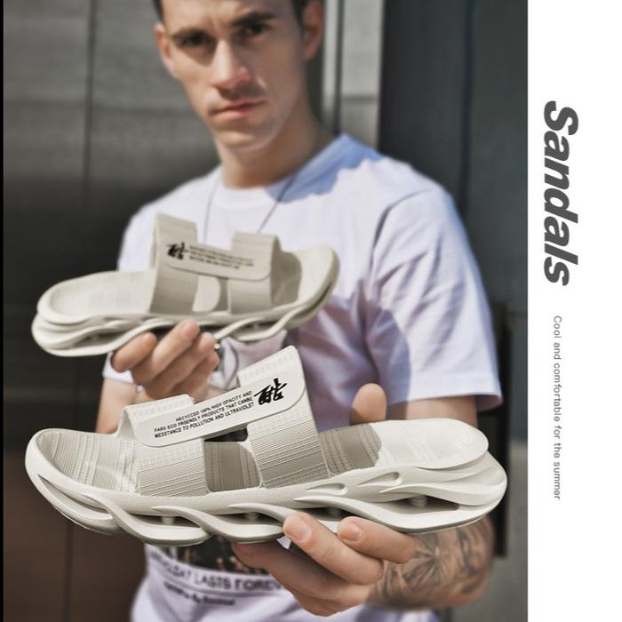 Gambar Sandal Pria Grizle Bahan Karet Premium Import dari STOAJUANA Kota Administrasi Jakarta Selatan Tokopedia