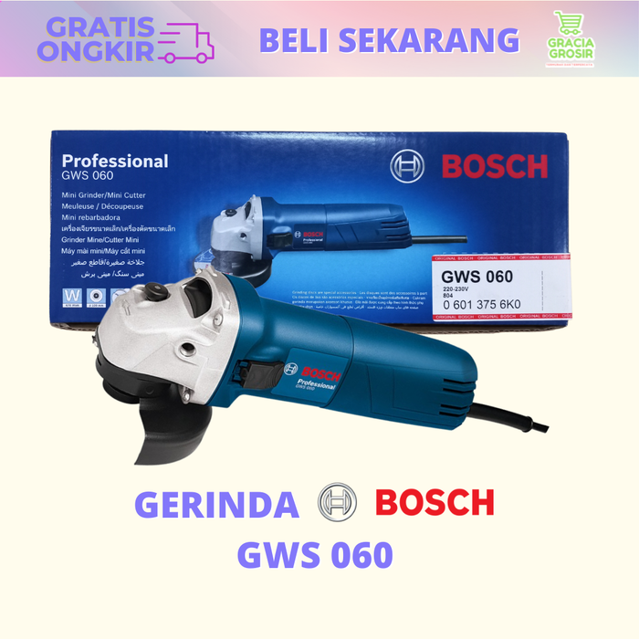 Gambar Bosch Grinder Gerinda GWS 060 dari Dunfer Archive Kota Surakarta Tokopedia