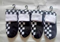 Gambar Kaos Kaki Pria/Wanita Motif Catur Pendek Hitam Putih Bahan Nilon dari Ad sock Kota Bekasi 3 Tokopedia