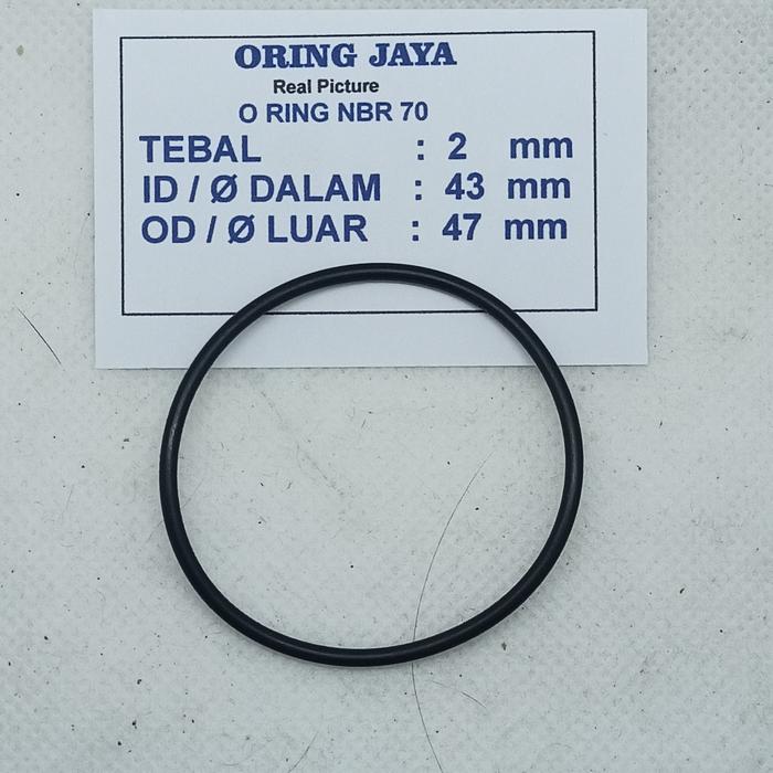 Gambar o ring seal 2 x 43 x 47 mm NBR 70 dari oringjaya Kota Surabaya Tokopedia