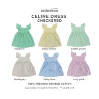 Gambar Ardenleon Girl Dress Checkered Baju Rok Anak Perempuan dari Little Sam House Kota Tangerang 4 Tokopedia