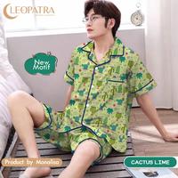 Gambar Piyama pria dewasa celana pendek lengan pendek 6 dari Sprei Emak Kota Administrasi Jakarta Selatan 1 Tokopedia