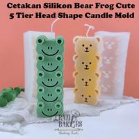 Gambar Cetakan Silikon Bear Frog Cute 5 Tier Head Shape Candle Mold dari Crazie Bakers Baking Tools Kota Administrasi Jakarta Utara 1 Tokopedia