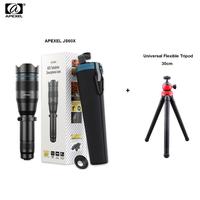 Gambar APEXEL APL-JS60X - 60X Telephoto Smartphone Lens FREE FLEXIBLE TRIPOD dari LaniaShop Kota Administrasi Jakarta Barat 1 Tokopedia