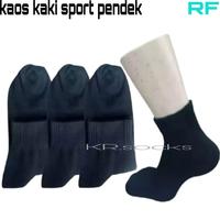 Gambar Kaos Kaki Pendek Diatas Mata Kaki Bahan Nilon Hitam Polos dari Ad sock Kota Bekasi 2 Tokopedia