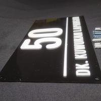 Gambar NOMOR RUMAH AKRILIK 2 Layer 30X12cm dari SW Creative Shop Kota Surabaya 3 Tokopedia
