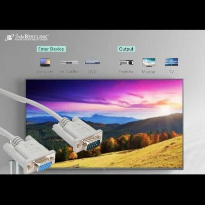 Gambar KABEL VGA Extension 5meter/Kabel VGA Cewek cowok 5meter. dari ValLerie Official Store Jakarta Pusat Tokopedia