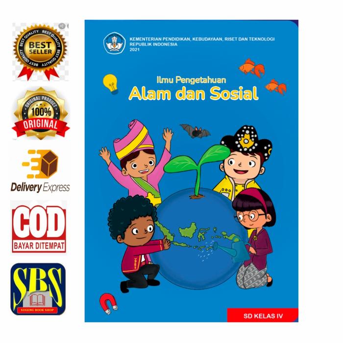 Gambar Buku Ilmu Pengetahuan ALAM dan SOSIAL SD Kelas 4 Kurikulum MERDEKA dari SugengBookShop Kota Bandung Tokopedia