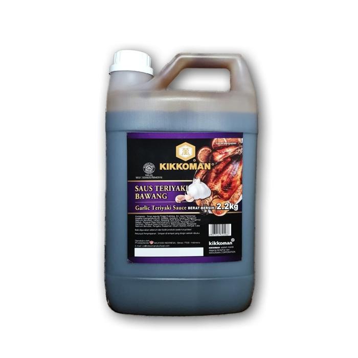 Gambar SAUS KIKKOMAN GARLIC TERIYAKI BAWANG SAUCE 2L JERIGEN HALAL dari LATTEBLESS Kota Administrasi Jakarta Selatan Tokopedia