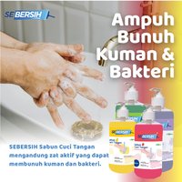 Gambar Sabun Cuci Tangan / Hand Soap Antiseptik SEBERSIH 500ml dari Sebersih Official Store Kota Administrasi Jakarta Selatan 3 Tokopedia