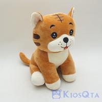 Gambar boneka macan cute tiger kucing duduk coklat putih melet large dari Kiosqta Kota Surabaya 3 Tokopedia