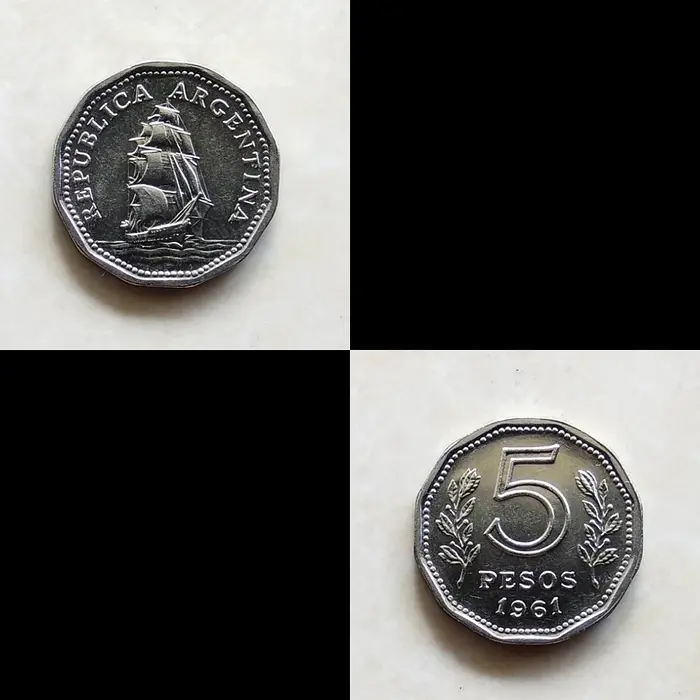 Gambar Koin Argentina 1935 - 1960 Cooper nickel. dari Collection Sam Kota Medan 3 Tokopedia