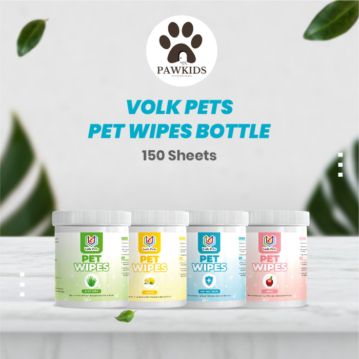 Gambar Volk pet eye & ear wipes 150pads pembersih kotoran mata kucing anjing dari Pawkids Kota Malang Tokopedia