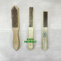 Gambar Sikat Kawat - Sikat Besi Baja - Sikat Mesin Gagang Kayu - Sikat Besi dari Kadoperabot Kab. Tangerang 1 Tokopedia