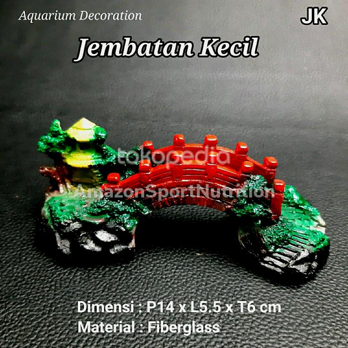 Gambar Jembatan Kecil JK Aquarium Decoration Hiasan Dekorasi Akuarium dari ASNID Kota Tasikmalaya Tokopedia