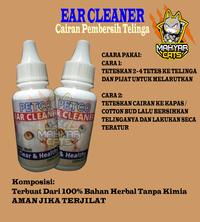 Gambar EAR CLEANER Pembersih Kotoran Telinga Kucing infeksi bau telinga Kucing Pet Ear Cleaner by Petco 30 ML Perawatan Kucing Tetes Obat Tetes Earmites clever solutions for cat dari mahyar.cats Kab. Bogor 2 Tokopedia
