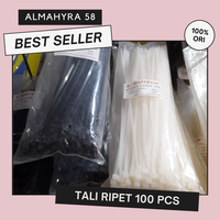 Gambar Kabel Ties Hitam dan putih 100 Pcs dari Almahyra 58 Kota Bandung 1 Tokopedia